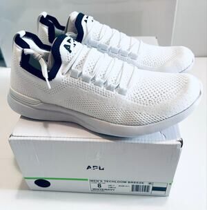 APL Techloom Breeze. White/Navy. Women's Size 8.5 or Men's Size 7. NWTs